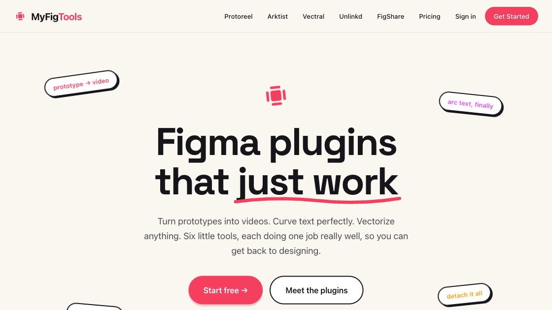 The MyFigTools website