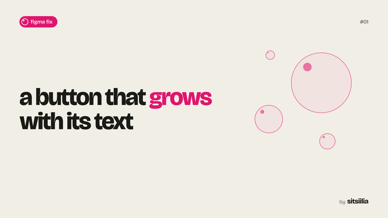 Play the video: a button that grows with its text